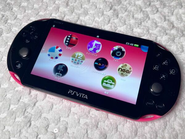PlayStation Vita 2000 ピンク/ブラック psvita 本体 美品