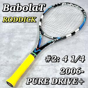 M032 【希少】 バボラ BabolaT ピュアドライブ ロディック 2006年モデル 硬式テニスラケット Pure Drive+ RODDICK ロディック 送料無料 