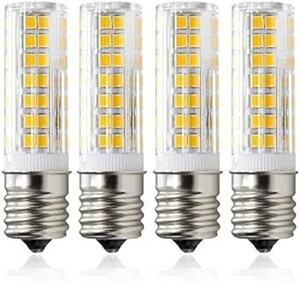 LED E17電球, 口金直径17mm 6W 100V 可調光 LED E17 電球色3000K, 60Wハロゲンランプ相当 （4