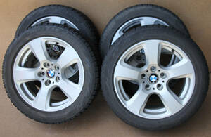 BMW　純正アルミホイール+BS　スタッドレスタイヤ　4本セット☆PCD120　5孔　225/50R17　17×7.5J　6　777　346