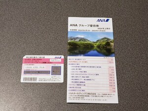 全日空(ANA) 株主優待券１枚 [有効期限2025/5/31] ・ グループ優待券１冊 [有効期限2024/11/30]