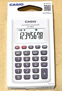 CASIO カードタイプ電卓 LC-797A-N新品・未開封