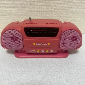 【ジャンク品】ハローキティ　AM/FMポータブルラジオ