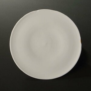 [ deep peace ] black rice field . warehouse white porcelain plate guarantee goods ( present-day fine art ceramic art house white . white porcelain record Japanese-style tableware less . Yakishime TAIZO)