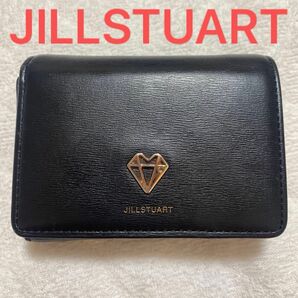 JILLSTUART NEW YORK 二つ折り財布 韓国モデル 黒 ピンク