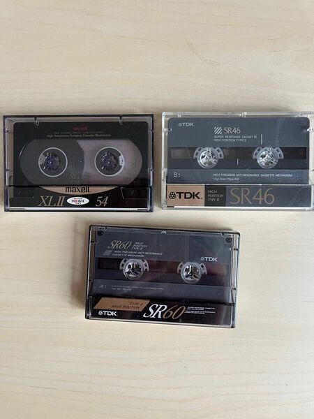開封済み　 TDK maxell カセットテープ　3本