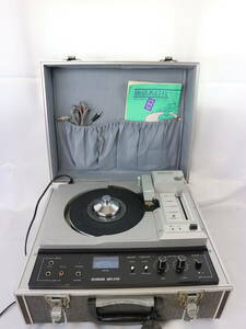 [1 jpy start ]o-gi electron VANROCK RECORDER E-101 record cutting machine ( mono ch) AC code instructions attaching present condition goods 