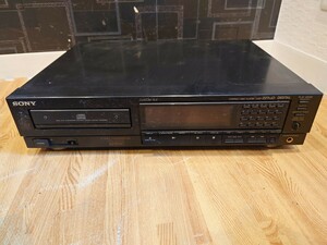 sr1234 007 electrification verification only SONY CD player CDP-227ESD Sony compact disk player CD deck audio sound equipment present condition goods used 