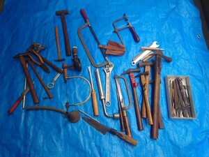 sr1234 117 工具セット モンキー ノコギリ ハンマー など まとめ売り 道具 工具 現状品 中古