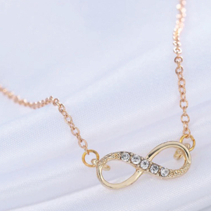  новый товар стоимость доставки единый по всей стране Infinity колье Gold necklace 18kgp Gold Plated 35