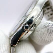 【稼働品】セイコー SEIKO ファイブ 5 メンズ 腕時計 自動巻き AT オートマチック デイデイト 裏スケ 純正ステンレスベルト 3針 7S26-0540_画像3