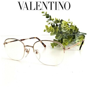  Valentino VALENTINO Old Vintage glasses retro glasses antique Classic sunglasses Gold lady's men's 