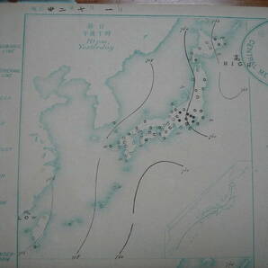 戦前 中央気象台発行大判天気図 明治32年7-9月期92枚一括■韓国朝鮮台湾中国支那満州天気予報データ大量■釜山仁川元山竹島鬱陵島台北の画像5