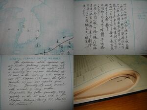 戦前 中央気象台発行大判天気図 明治33年4-6月期91枚一括■韓国朝鮮台湾中国支那満州天気予報データ大量■釜山仁川元山竹島鬱陵島台北