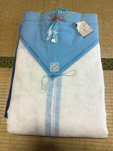  is ... old cloth :: light blue bokashi mosquito net 6 tatami for, unused 
