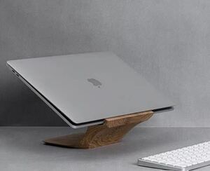 定価37,000円　希少　美品　walnut ミニマルデザイン MacBookスタンド　パソコン立て　Apple Air Pro Mac チェリー