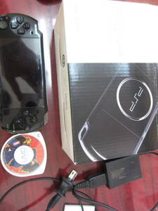 PSP-3000 корпус черный PlayStation Portable рабочее состояние подтверждено 