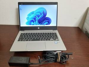 660 ほぼ新品 美品 動作品 HP ProBook 430 G6 Core i5 第８世代 (8265U)◆RAM8GB◆超高速 M.2 SSD256GB ◆13.3インチ HD Win11 PC laptop