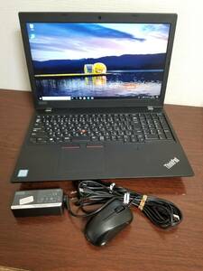 816 美品 Lenovo ThinkPad L580 Core i5 第8世代 (8250U)◆RAM8GB◆ M.2 SSD256GB◆15.6インチ Full HD◆Win10 PC◆Office2021