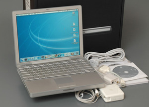 OS9クラシック起動/Apple PowerBook G4〈12-867MHz M8760J/A〉A1010 完動難あり品●087