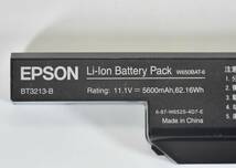 EPSON W650BAT-6 バッテリー/残容量80%以上充電可能/BT3213-B/11.1-62.16Wh/iiyama CLEVO Mouse computer W650BAT-6互換可能 /中古品 _画像2