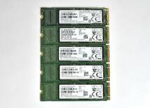 5個セット/SAMSUNG M.2 2280 SSD 128GB /SATA 600/PM871b/動作確認済み, 健康状態正常,フォーマット済み/中古品_画像1