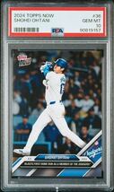 大谷翔平 Topps Now Dodgers Ohtani PSA鑑定 PSA10GEMMINT ホームラン　2024 Dodgers _画像1