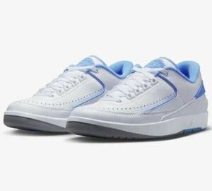 新品 送料込 NIKE AIR JORDAN 2 RETRO LOW 'UNIVERSITY BLUE' 30cm/US12 ナイキ エア ジョーダン 2 レトロ ユニバーシティブルー 箱無し