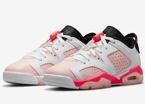 新品(B品) 送料込 NIKE AIR JORDAN 6 RETRO GS 'INFRARED 23' 25cm/US7Y ナイキ エア ジョーダン 6 レトロ インフラレッド KIDS キッズ