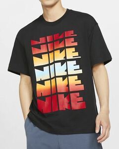 新品 送料込 NIKE ゴツNIKE S/S TEE Mサイズ 黒 ナイキ ゴツナイキ ショートスリーブ Tシャツ ビッグロゴ カマボコ レトロ グラフィック