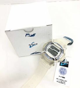 T05/017 未使用 CASIO カシオ BabyーG ベビージー イルカ 時計 デジタル 腕時計 第8回国際イルカクジラ会議記念 2047 BG-1000 