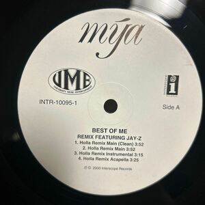 mya / Best Of Me Remix featuring Jay-Z / LP レコード