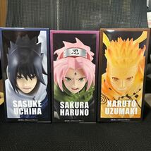 新品未開封 / NARUTO ナルト疾風伝 / PANEL SPECTACLE 新たなる三竦み / うずまきナルト うちはサスケ 春野サクラ 3種セット / フィギュア_画像2