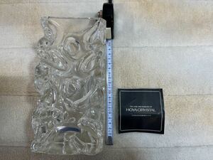 [ включая доставку ]HOYA CRYSTAL Hoya crystal ваза цветок основа FLOWER VASE 200mm