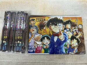 【送料込】 名探偵コナン 下敷き同種10枚＋鉛筆40本(2本×20組) 小学館 日本史 2B