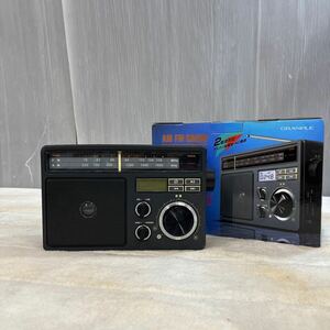 [ including carriage ] operation verification ending GRANPLEg lamp reMP3/WMA/AM/FM analogue radio Showa Retro design RD1AMP-BK battery operation possibility 