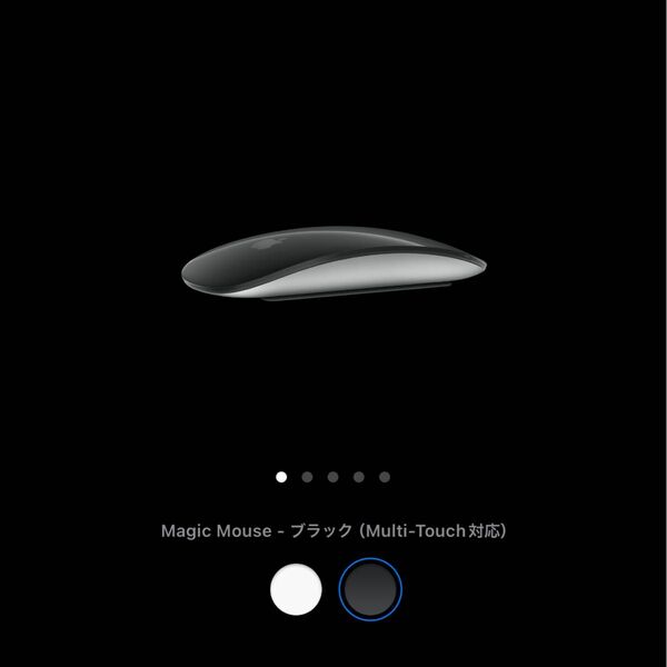 Magic Mouse - ブラック（Multi-Touch対応） Apple