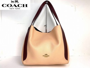 美品★送料無料★ コーチ COACH レザー ハドリー ホーボー トートバッグ ショルダー 肩掛け可能