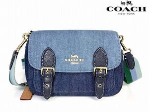 新品同様★送料無料★完売モデル コーチ COACH デニム ルーシー クロスボディ ミニ ショルダーバッグ C8583