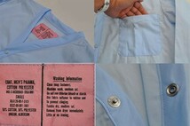 アメリカ軍放出実物　パジャマトップ　ライトブルーSサイズ新品スリーピングシャツ_画像4