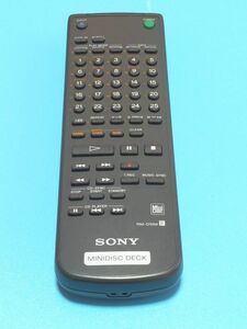 セ10　SONY ソニー MDデッキ用リモコン RM-D10M MDS-JE700付属品　赤外線発光確認済