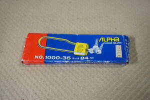 ALPHA　NO.1000‐35　吊寸法84mm　アルファ　南京錠　