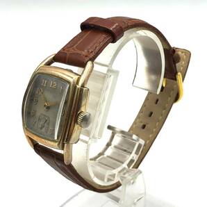 BDm082I 60 手巻き HAMILTON ハミルトン メンズ 腕時計 ゴールド スモールセコンド 10KGF スモセコ アンティーク レトロ ヴィンテージの画像2