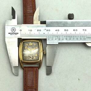 BDm082I 60 手巻き HAMILTON ハミルトン メンズ 腕時計 ゴールド スモールセコンド 10KGF スモセコ アンティーク レトロ ヴィンテージの画像8