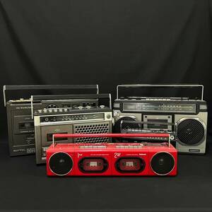 BEg100I 140 radio-cassette 5 point summarize HITACHI TRK-8010/National RX-F11/ morning day electric Fair Mate CR-390/SONY CF-1490/SANYO MR-1700B