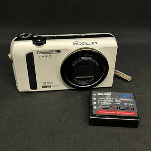 BEd049I 60 CASIO EXILIM EX-ZR100 エクシリム 24mm デジタルカメラ ホワイト フルHD/顔認識/手ブレ補正/セルフタイマー