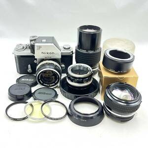 BEd053I 80 Nikon summarize F/PK-13/HN-3/1:2.8 f=35mm/200mm 1:4/50mm 1:1.2 body lens lens cover etc. antique retro 