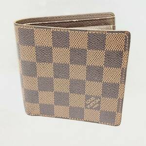 BEg264I 60 Louis Vuitton N61675 ルイヴィトン ダミエ ポルトフォイユ マルコ 二つ折り財布 コンパクト スクエア 正方形