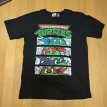 MERCY Vintage ビンテージ風プリントTシャツ ミュータントタートルズ XL 海外アニメ_画像1