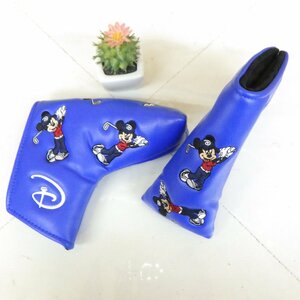 ディズニー・ワールド・リゾート限定 ミッキーマウス パターカバー ブルー色 １個 キャラクター ぬいぐるみ Disney ミッキー ミニー